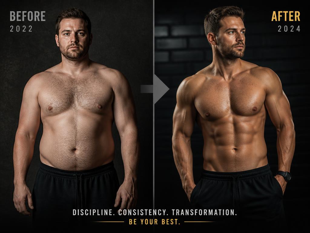 Client transformation before and after